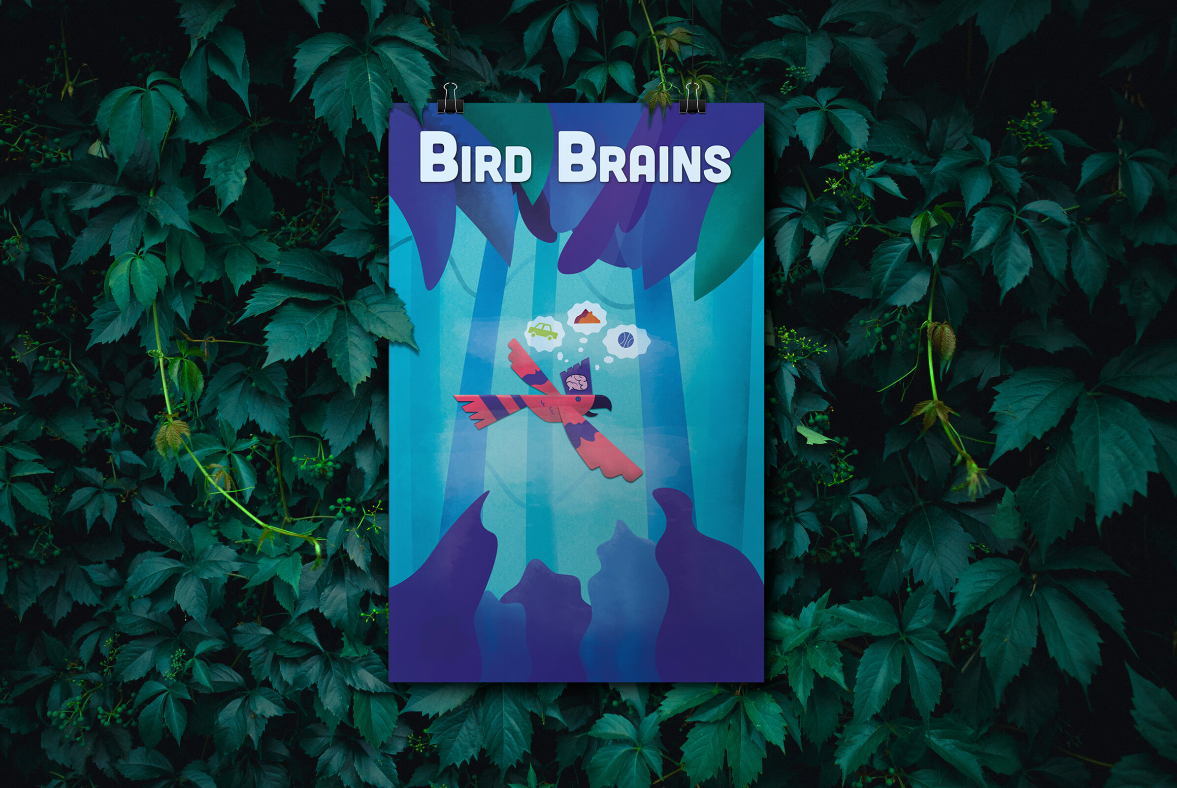 Tabloid poster mockup for showcasing 11×17″ size poster designs. Mesner Puppet Theater Troubador