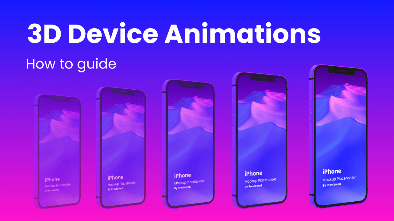 Support iphone mockup, ipad mockup, android mockup and tv mockup. How To Create Awesome 3d Phone Animations By Georgy Bootcamp