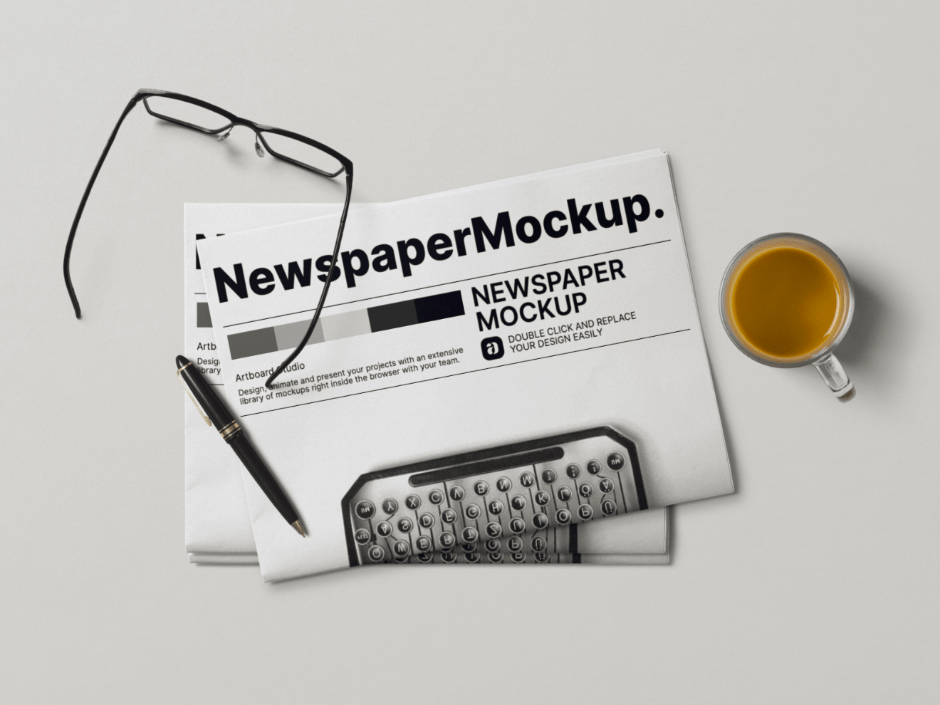Newspaper mockup psd templates are available online so that it becomes easy for you to go ahead and get the mockup designs psd on the job. Newspaper Mockup Template