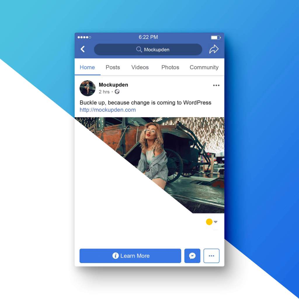 26+ Download Facebook Page Mockup Mobile&nbsp;Psd