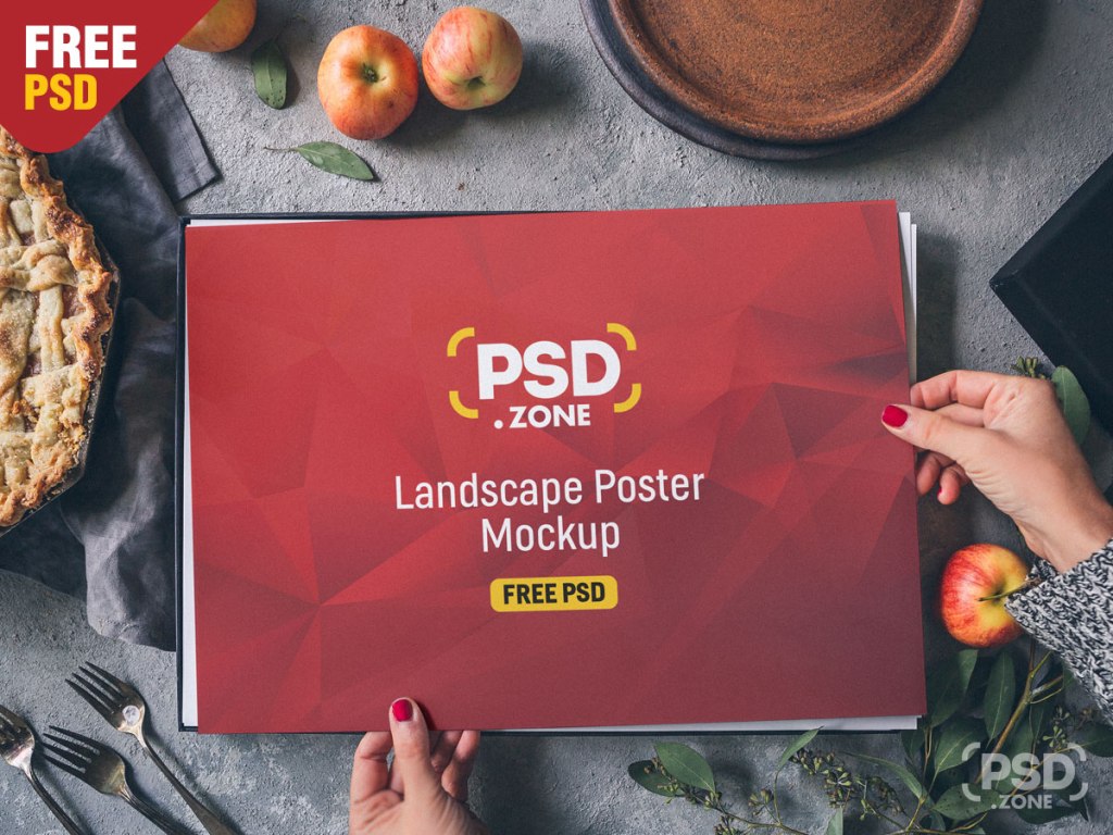 30+ Download Poster Landscape Mockup Free&nbsp;Psd