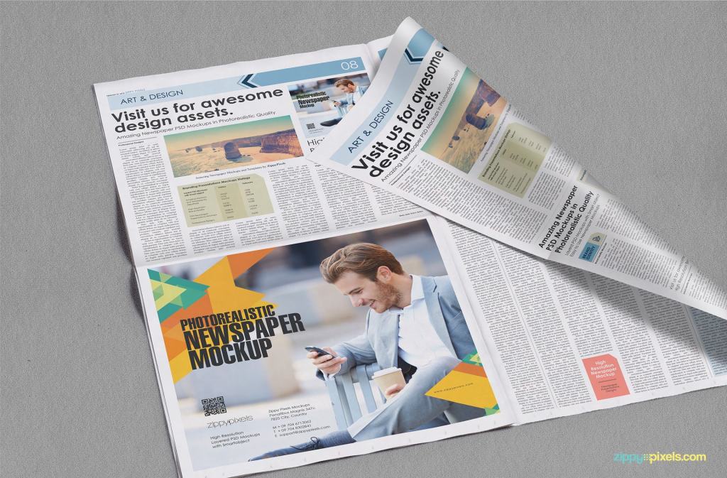 27+ Download Professional Newspaper Psd Mockups Free&nbsp;Mockup