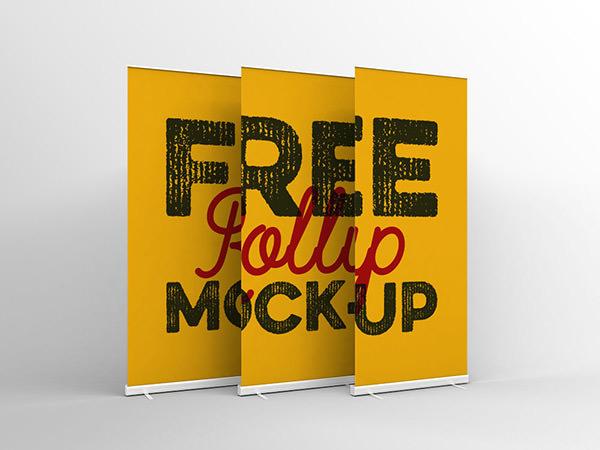 41+ Download Roll Up Banner Mockup Free&nbsp;Psd