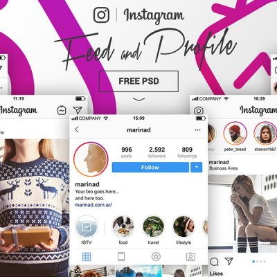 48+ Download Adobe Xd Instagram Mockup&nbsp;Psd