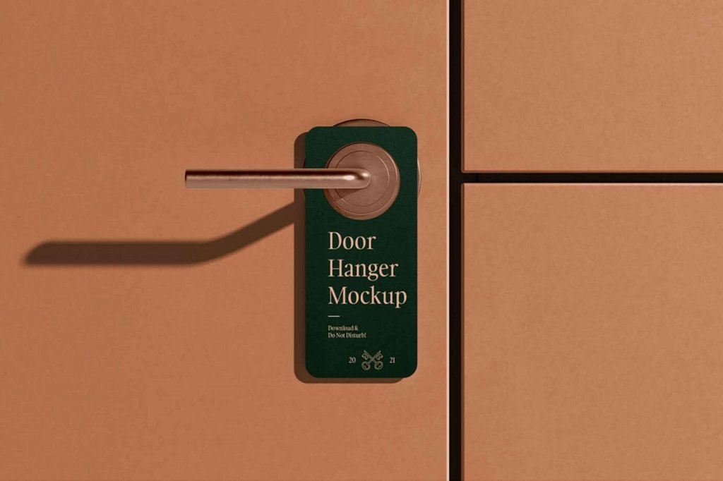 48+ Download Door Hanger Mockup&nbsp;Psd